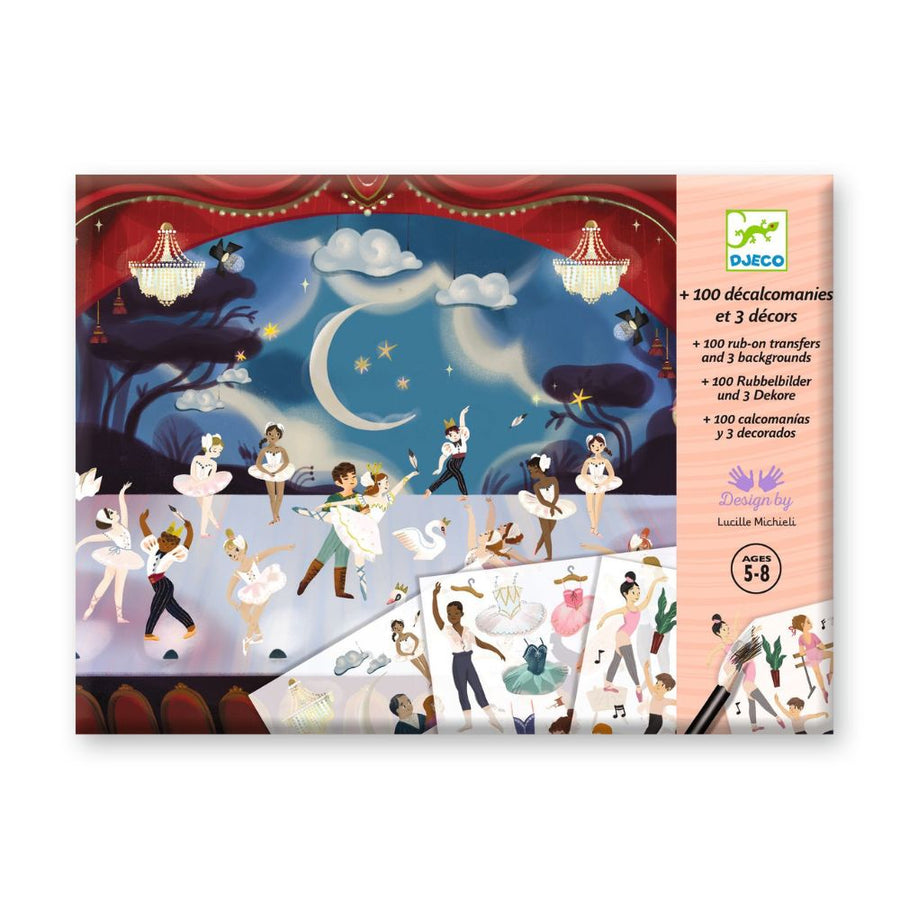 Little Ballet Dancers Transfers - Gifts For 6 Year old Girls & Up