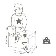 Djeco Seat Toy Box Stars DD04489 