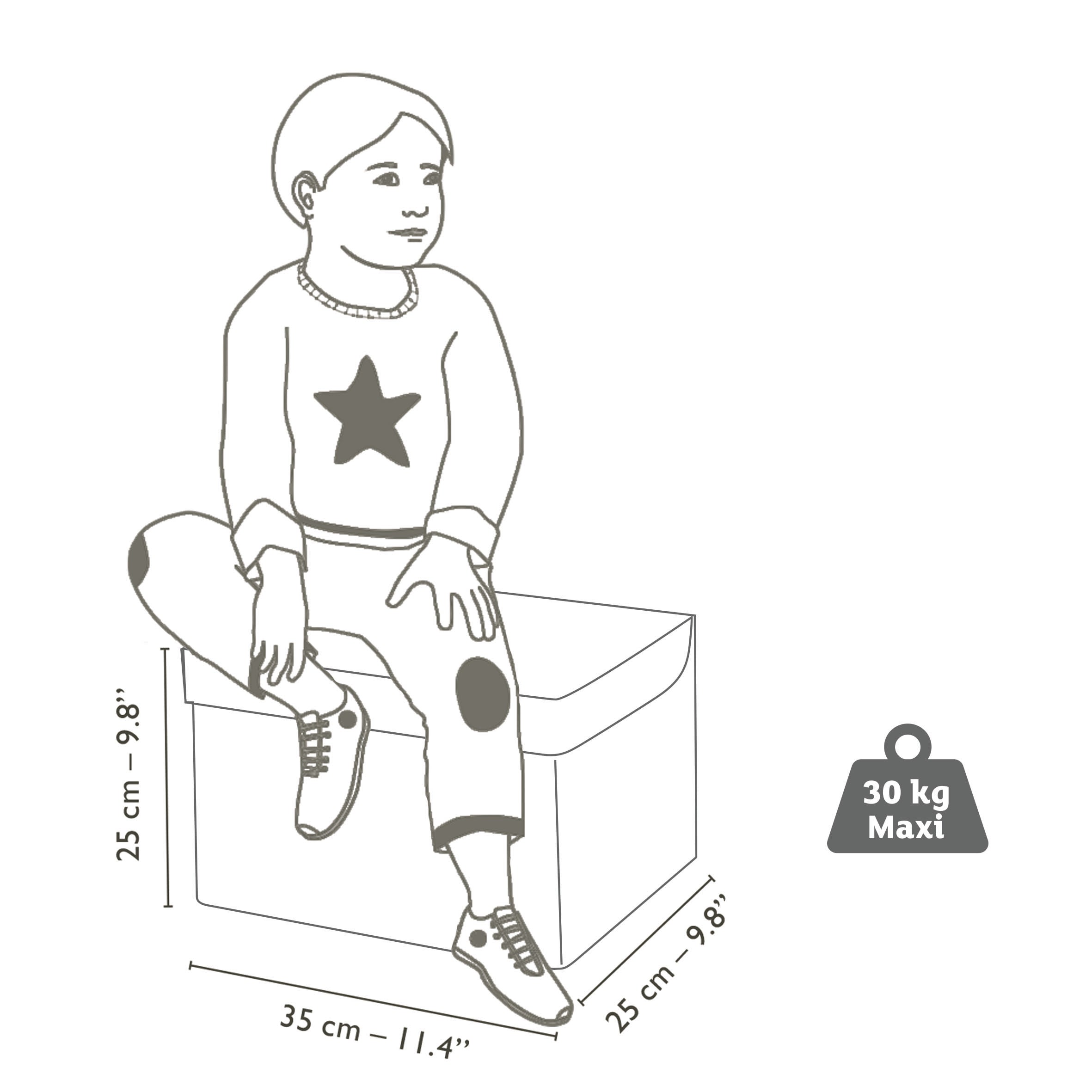 Djeco Seat Toy Box Stars DD04489 