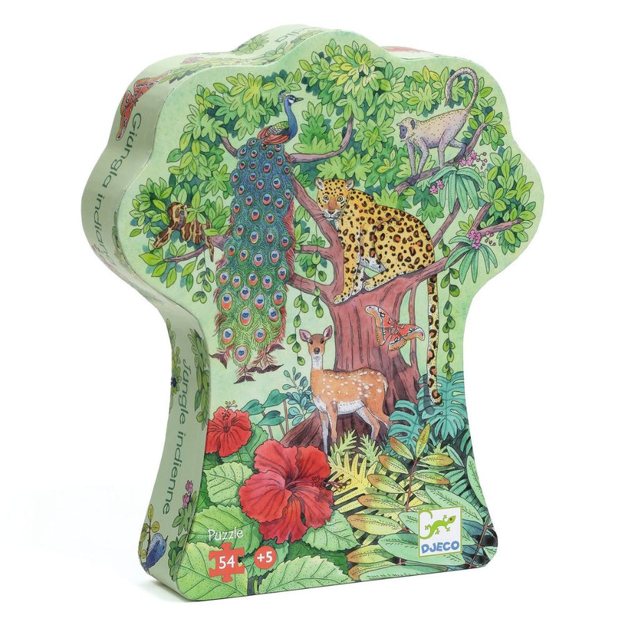 Djeco Silhouette Puzzles - Indian Jungle - 54 pcs DJ07293