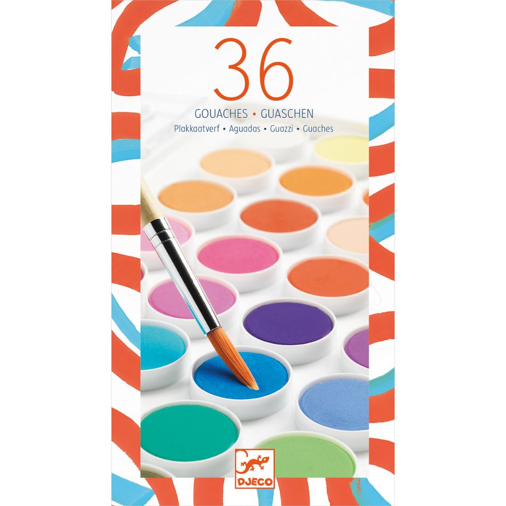 Djeco 36 Colour Cakes Paints