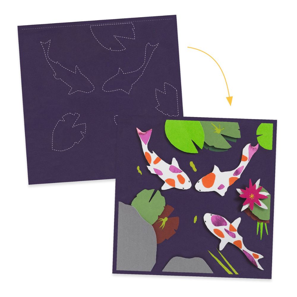 Djeco 3D Paper Crafts - By The Water DJ09456