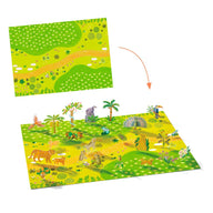 Djeco Sticker 3D Scenes To Make - On Safari DJ00044