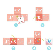 Djeco Colouring with Stencils - 3 stencils, 1 image