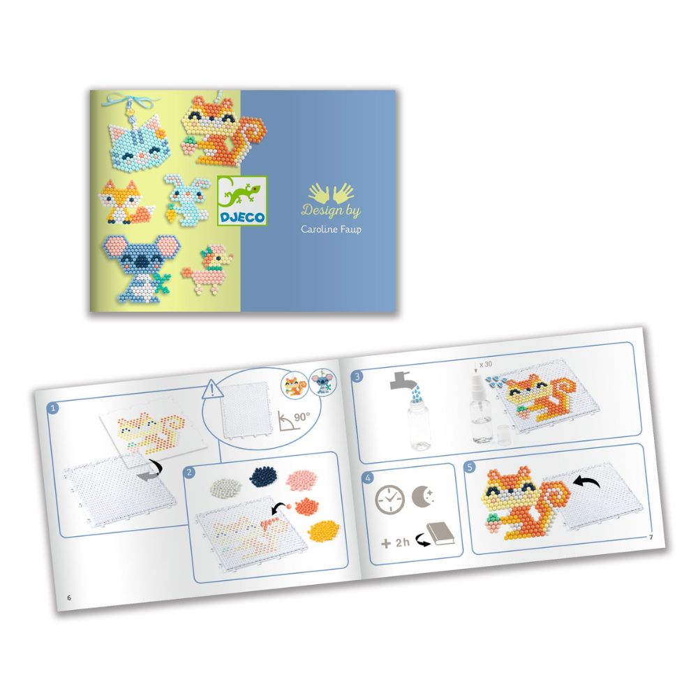 Djeco Aqua Beads - Furry Friends DJ09414