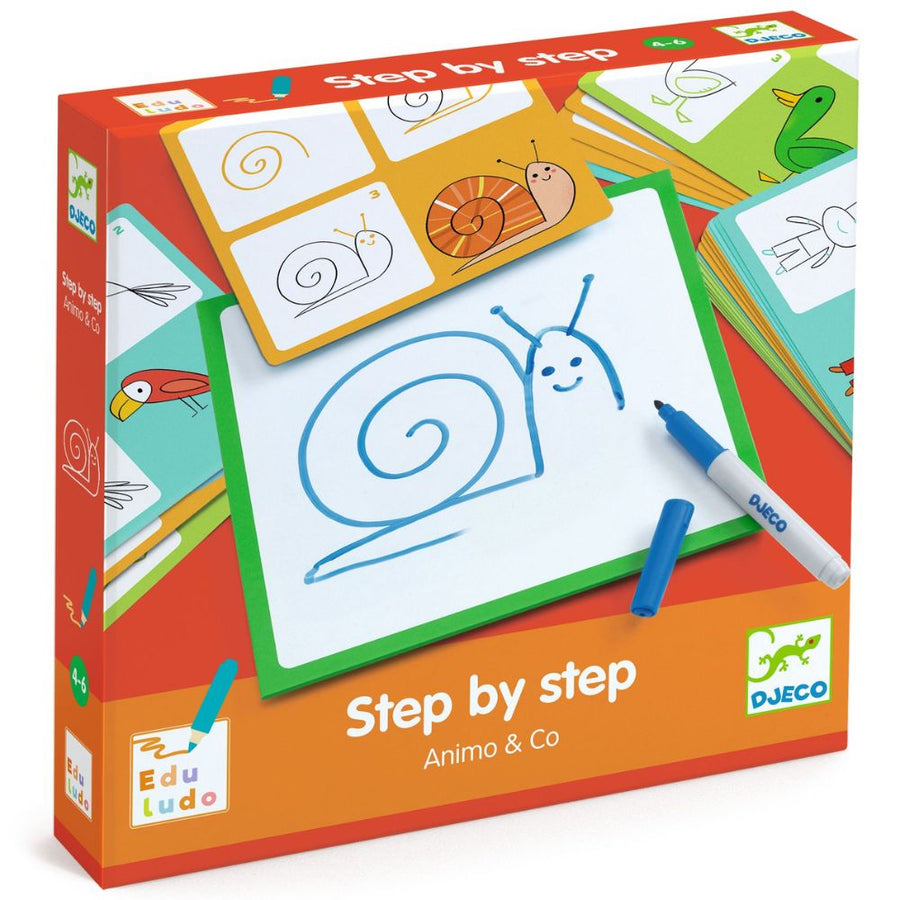 Djeco Eduludo Step by Step Animals