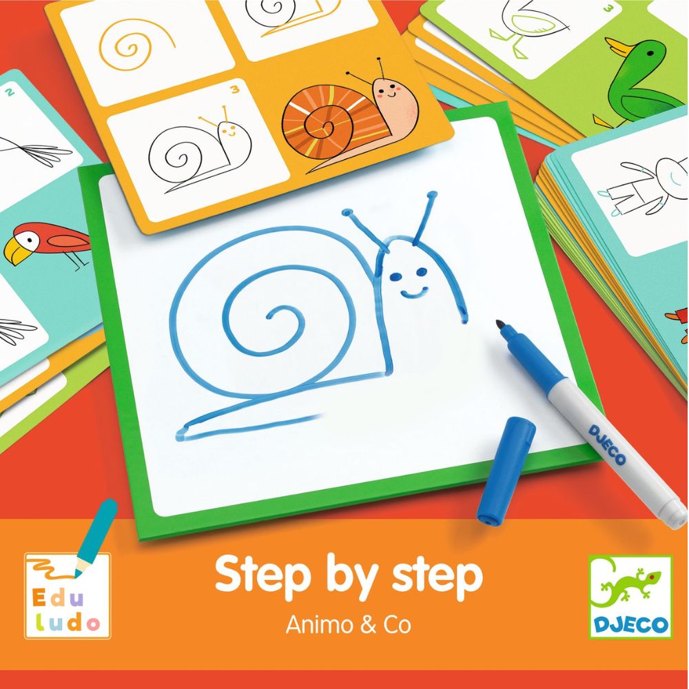 Djeco Eduludo Step by Step Animals