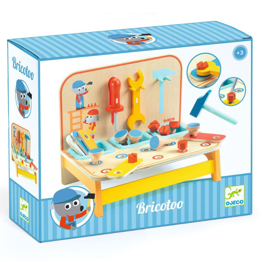Djeco Bricotoo Wooden Workbench With Tools DJ05530