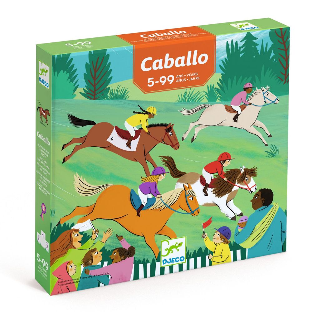 Djeco Games Caballo - A Horse Racing Board Game - Equijump DJ00820