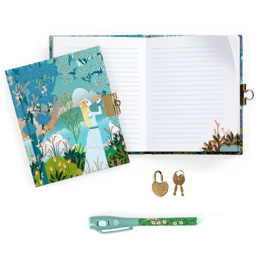 Djeco Lovely Paper - Charlotte Secret Notebook with Magic Pen