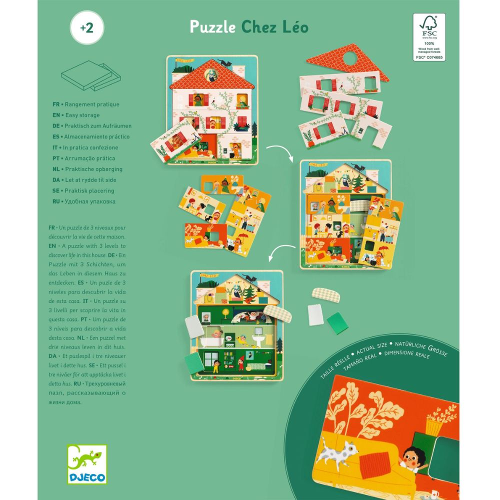 Djeco Wooden Puzzles - Chez Leo
