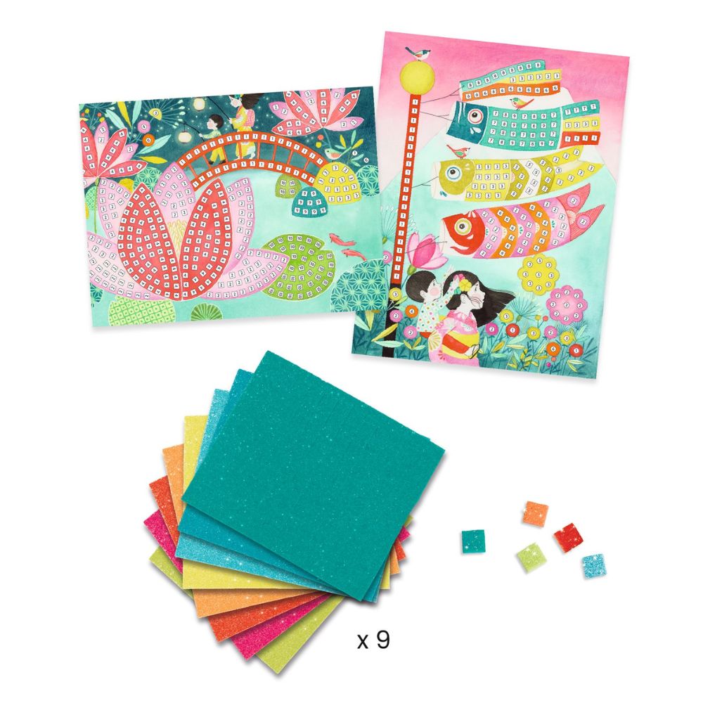 Mosaics For Kids - Djeco Mosaics Kyoto