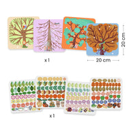 Djeco Collage Kit - Through The Seasons Crafts for Kids 3-6 yrs