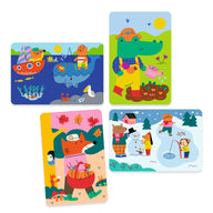 Djeco Magic Colouring with Water - 4 Seasons
