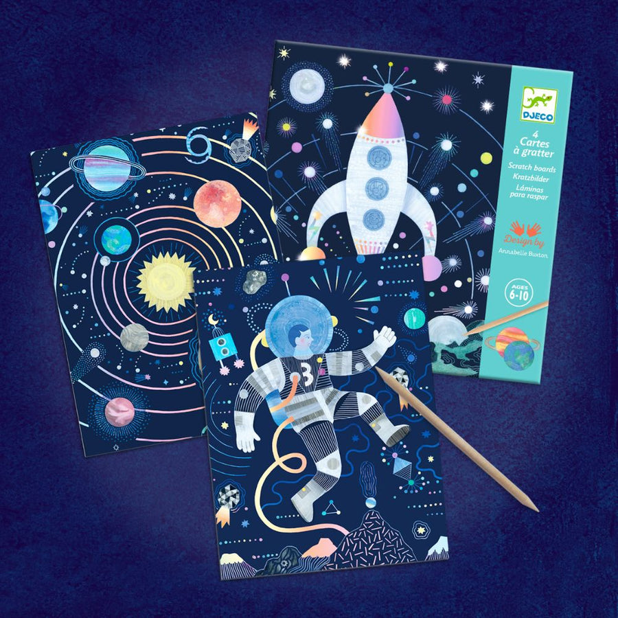 Djeco Scratch Boards - Cosmic Mission DJ09727