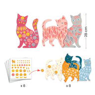 Djeco Create with Paper - Elodie's Cute Cats DJ00079
