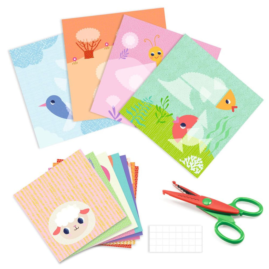 Djeco Collages - Crinkle Cutting