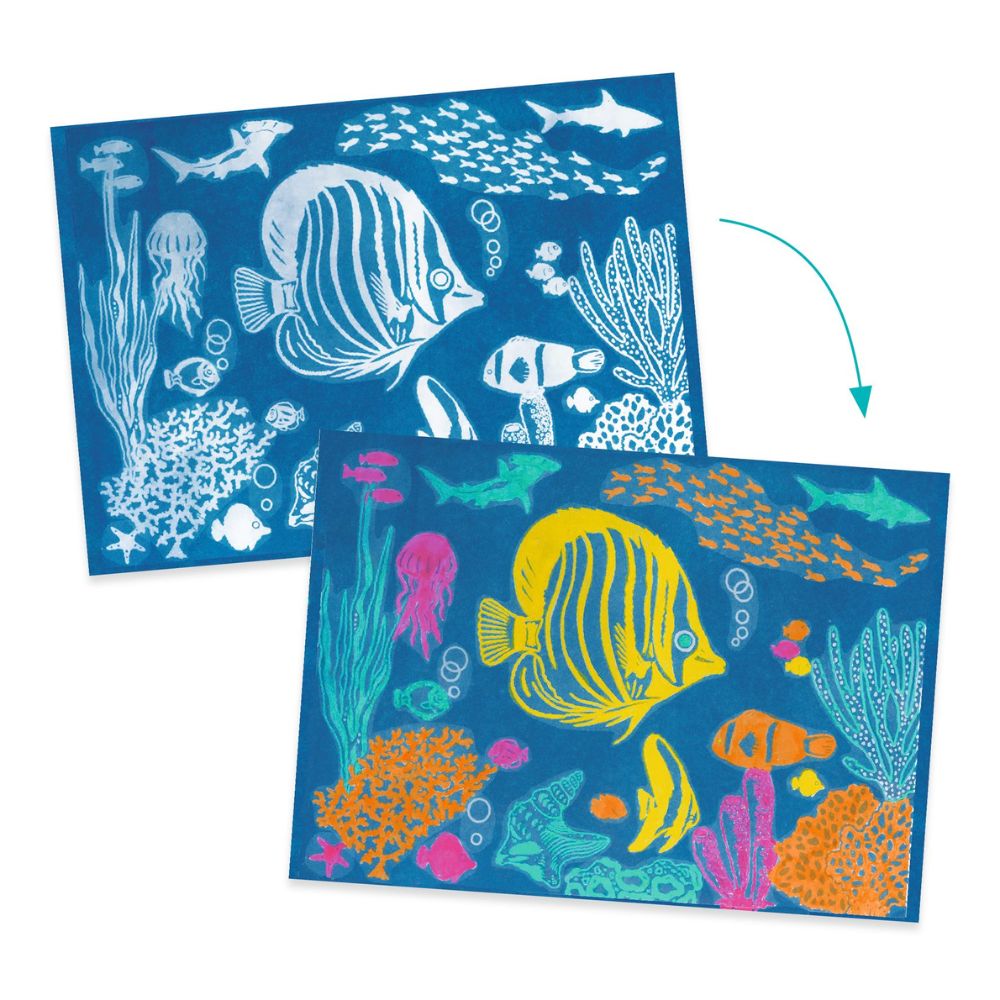 Djeco Cyanotype Crafts For Kids Ultramarine
