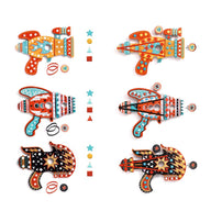Djeco Do It Yourself - Kosmik Mosaic Launchers Mosaic Kits DJ07913