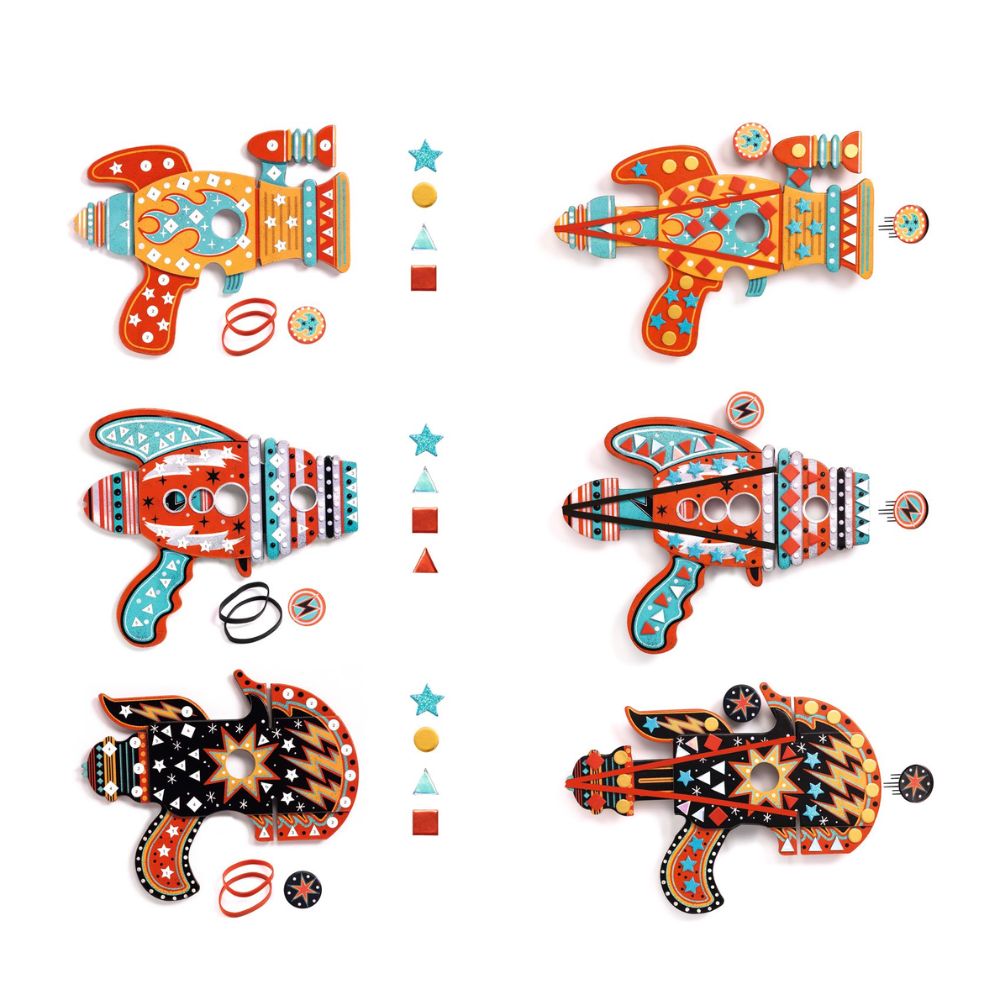Djeco Do It Yourself - Kosmik Mosaic Launchers Mosaic Kits DJ07913