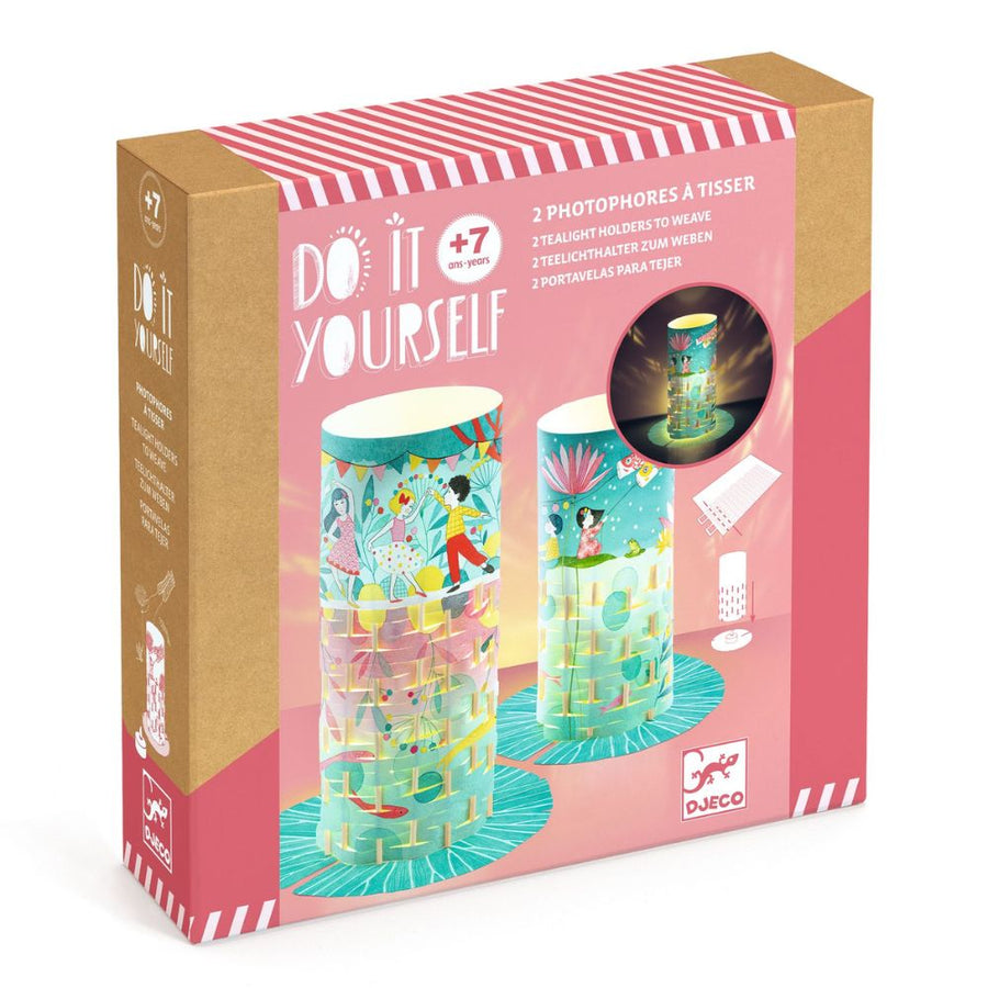 Tealight Holders to Weave - Gifts For 8 Year Old Girls +