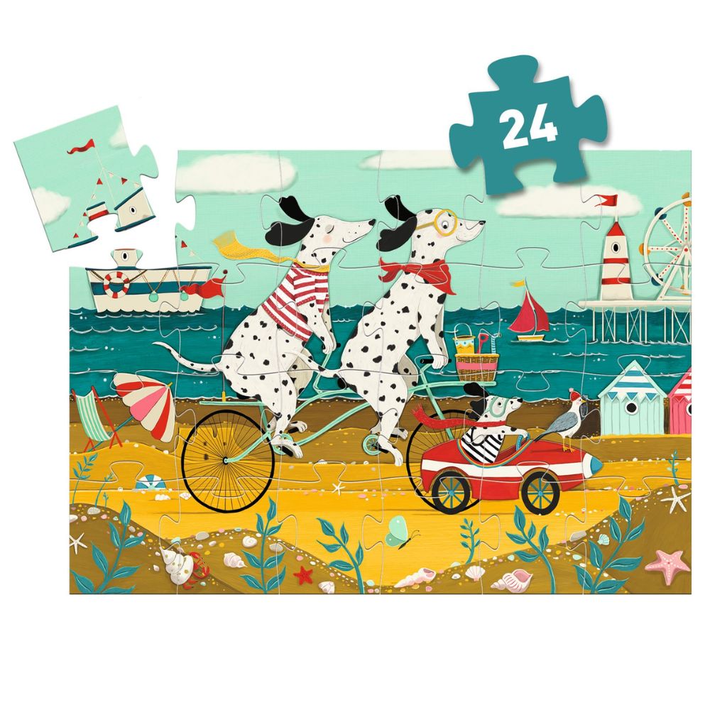 Djeco Puzzles Ollie The Dalmatian 24 pieces - Gifts For 3 Year Olds
