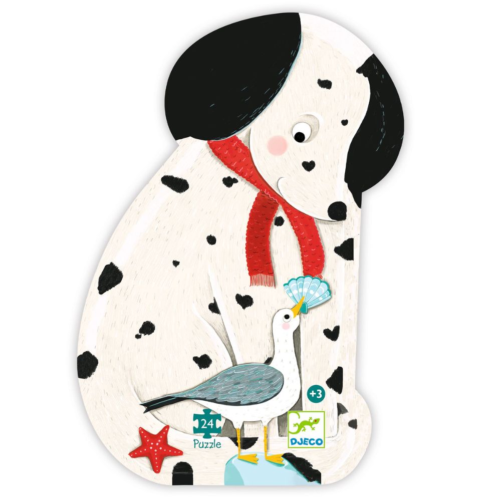Djeco Puzzles Ollie The Dalmatian 24 pieces - Gifts For 3 Year Olds