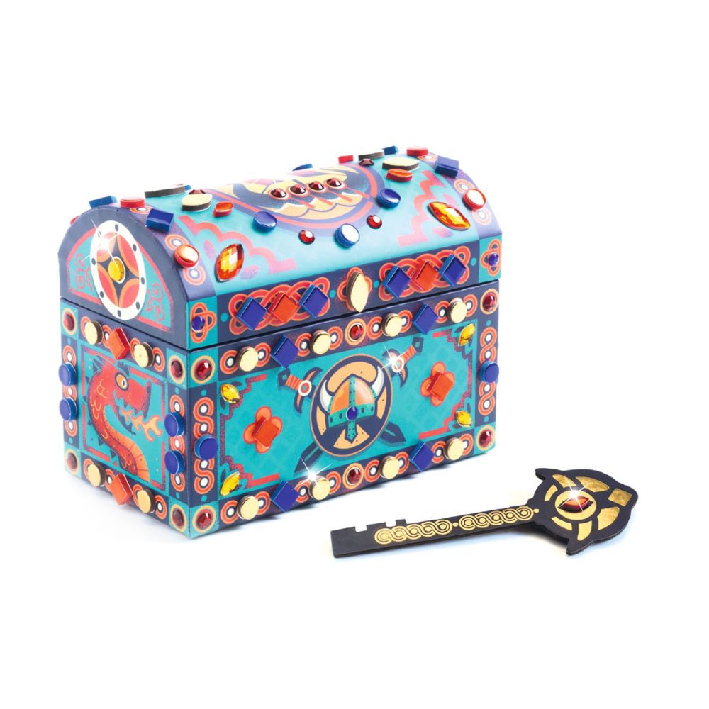 Djeco Do It Yourself Mosaics - Super Treasure Box to Decorate