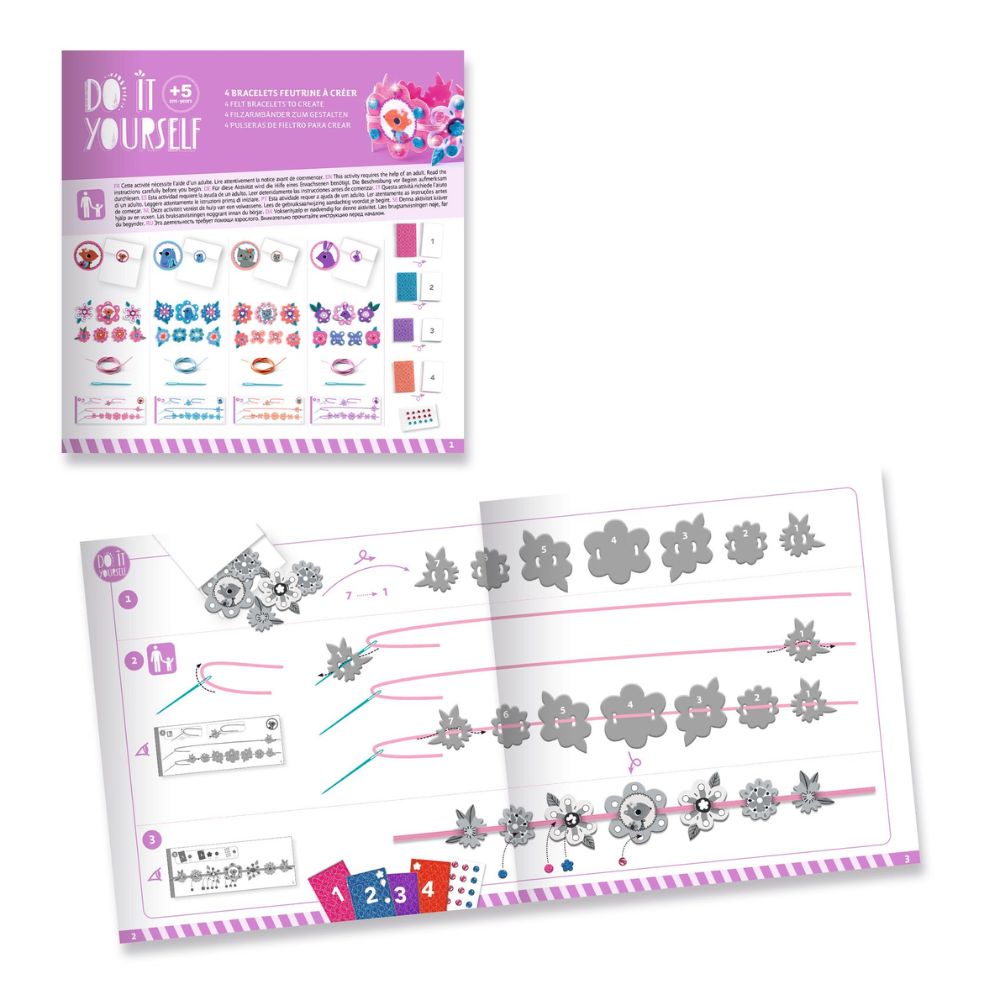 Djeco Do It Yourself Best Friends Bracelet Making Kit DJ07938