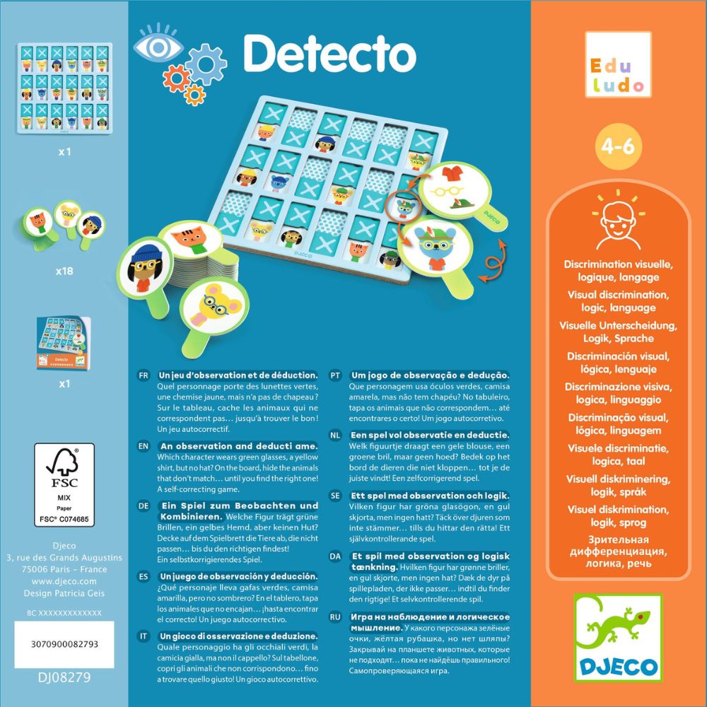 Djeco Eduludo - Detecto DJ08279