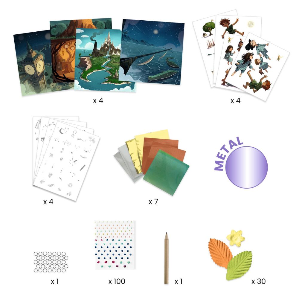 Djeco Fairy Tales To Decorate - Peter Pan DJ09479