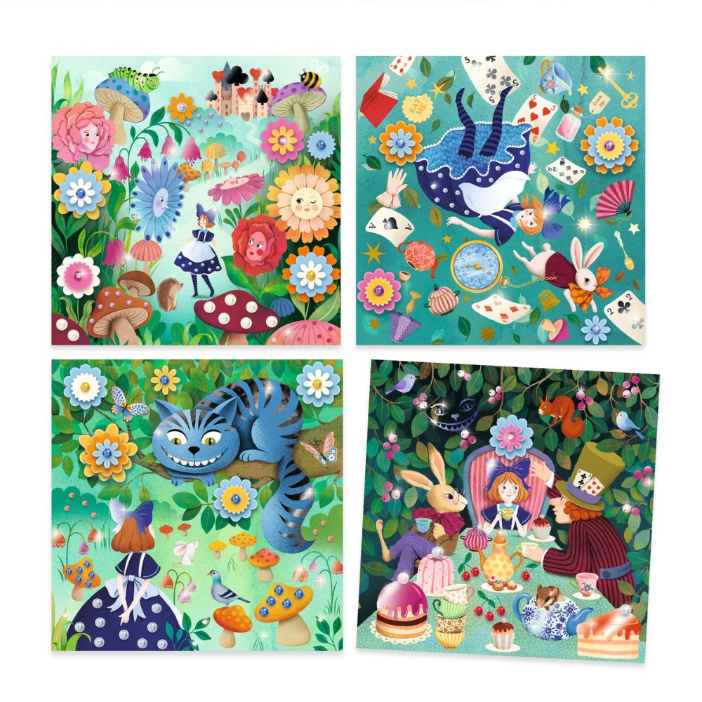 Djeco Fairy Tales To Decorate - In Wonderland