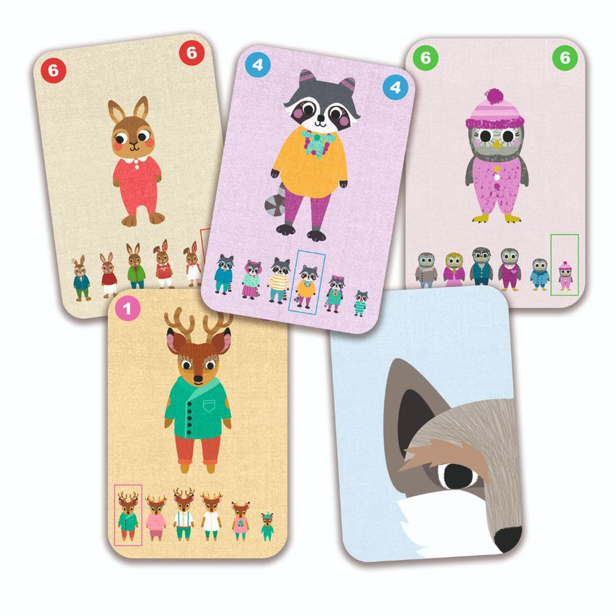 Djeco Playing Cards - Familou DJ05103