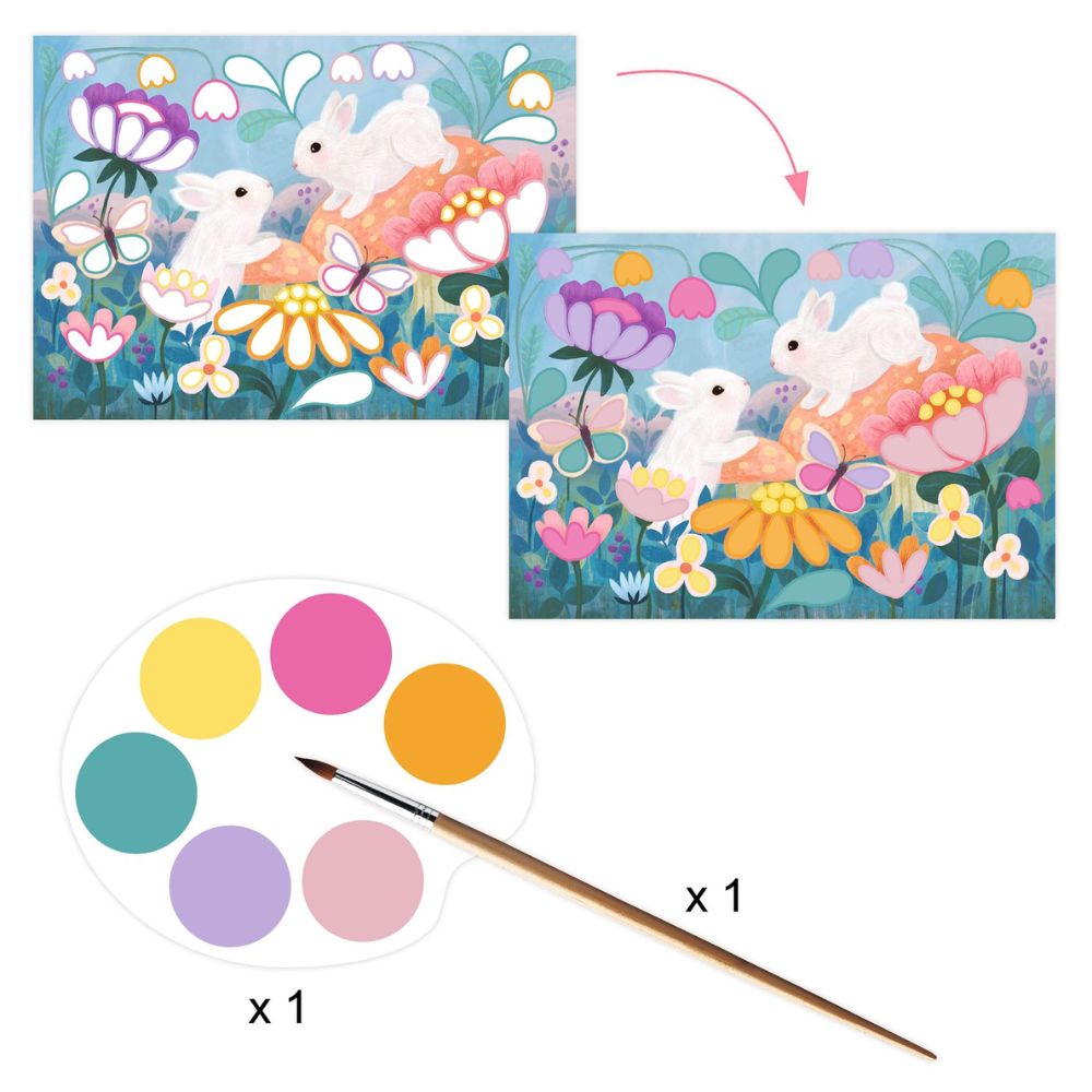 Djeco Fluffy Box - Multi Activity Art Box DJ09329