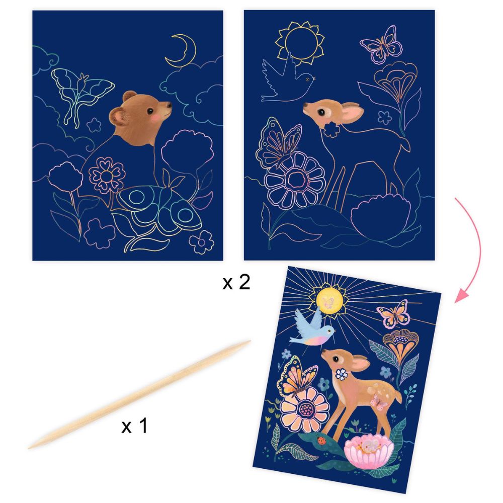 Djeco Fluffy Box - Multi Activity Art Box DJ09329