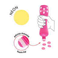 Djeco Foam Markers - Large Dot Markers, Neon DJ09059