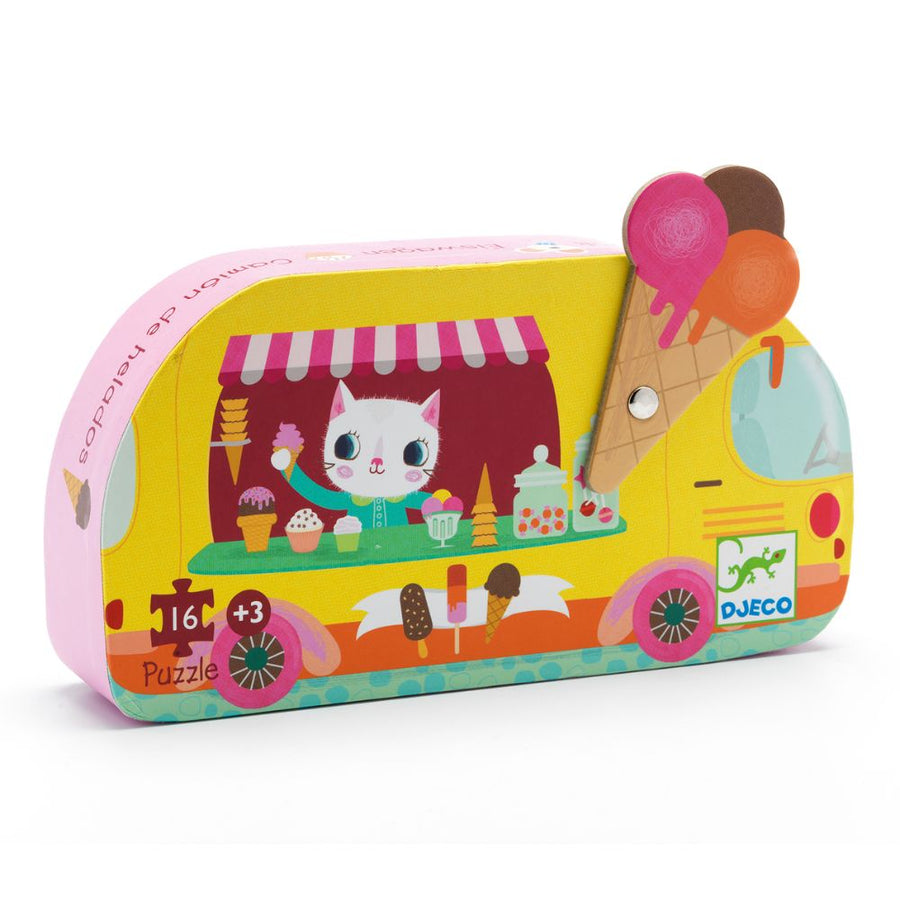 Djeco Silhouette Puzzle - Ice Cream Truck