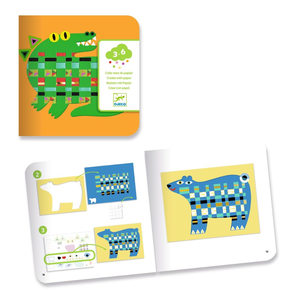 Djeco Create with Paper - In front, behind, in front