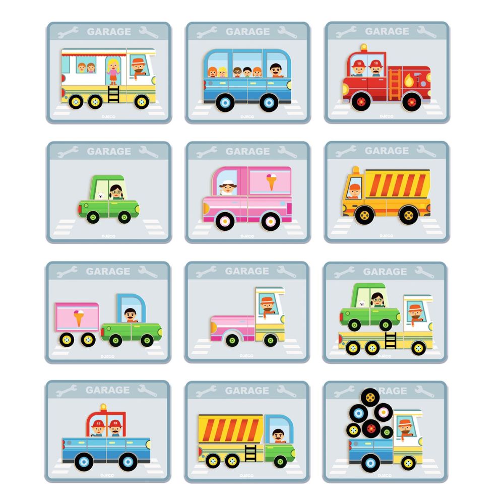 Djeco Inzebox - Vehicles DJ03074