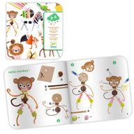 Djeco Make Your Own Jungle Animals Craft Kit