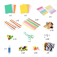 Djeco Make Your Own Jungle Animals Craft Kit