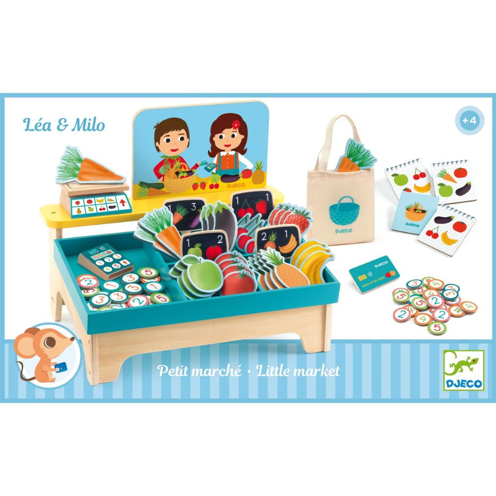 Djeco Léa &amp; Milo Little Market DJ05517