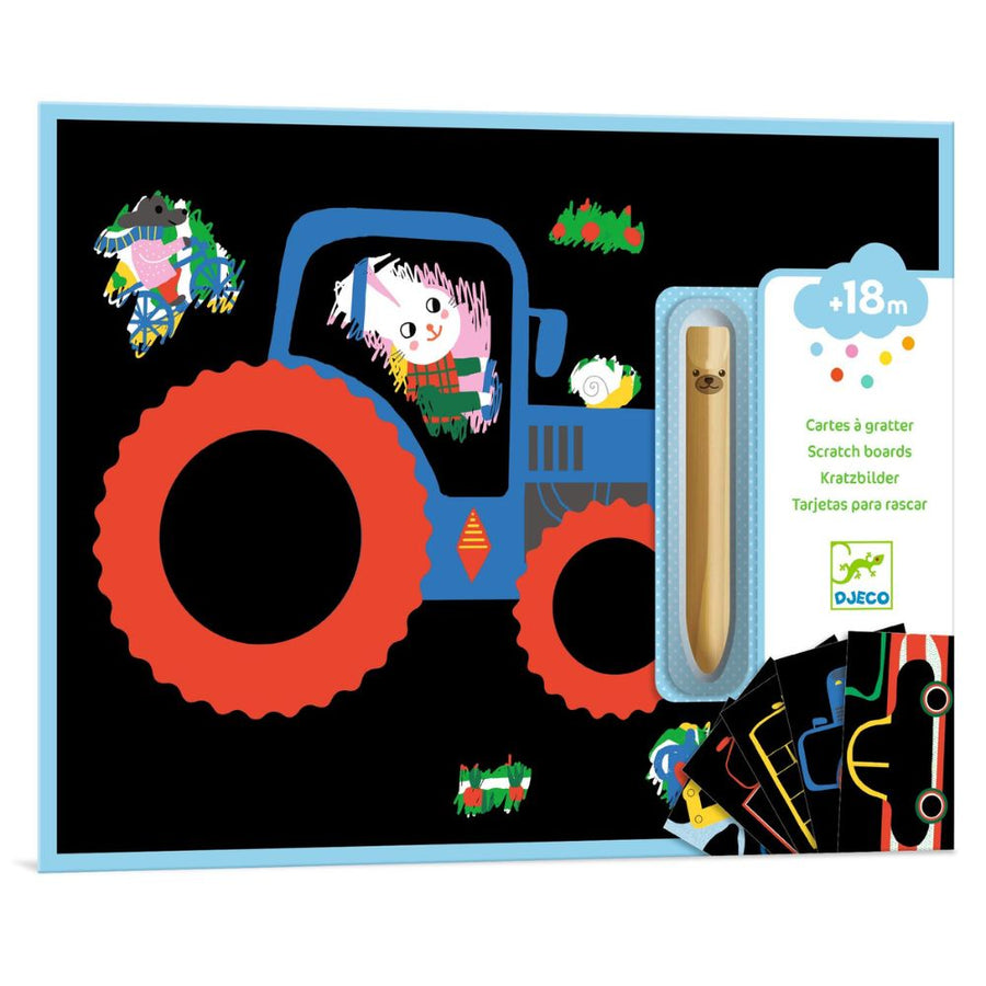 Djeco Scratch Boards for Toddlers