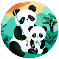 Djeco Silhouette Puzzle - Leo the Panda 24 pieces DJ07282