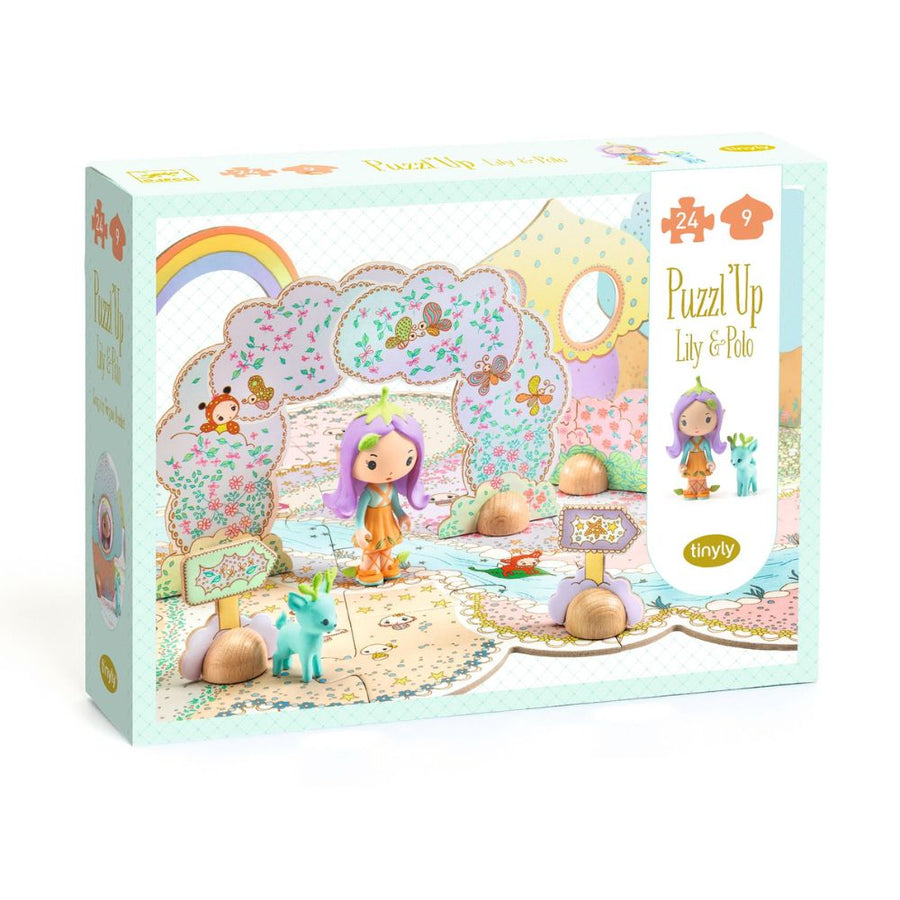 Djeco Tinyly - Puzzl'Up Lily - 33 pcs Floor Puzzle DJ06938