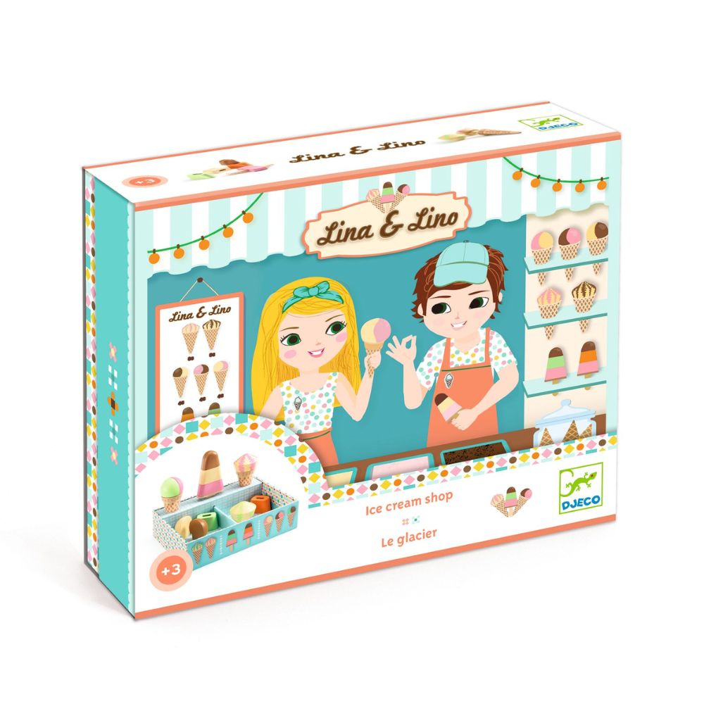 Djeco Lina &amp; Lino Ice Cream Parlour DJ05518