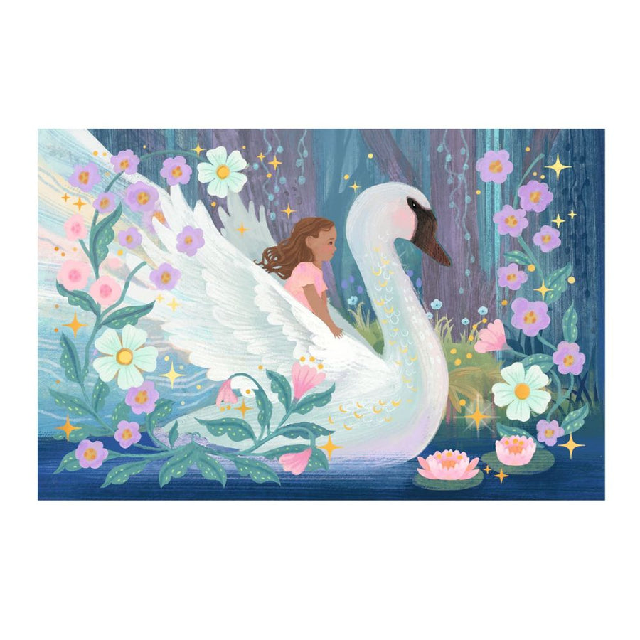 Djeco Lovely Paper - 8 Invitations & Stickers - Fantasy Creatures DD03494