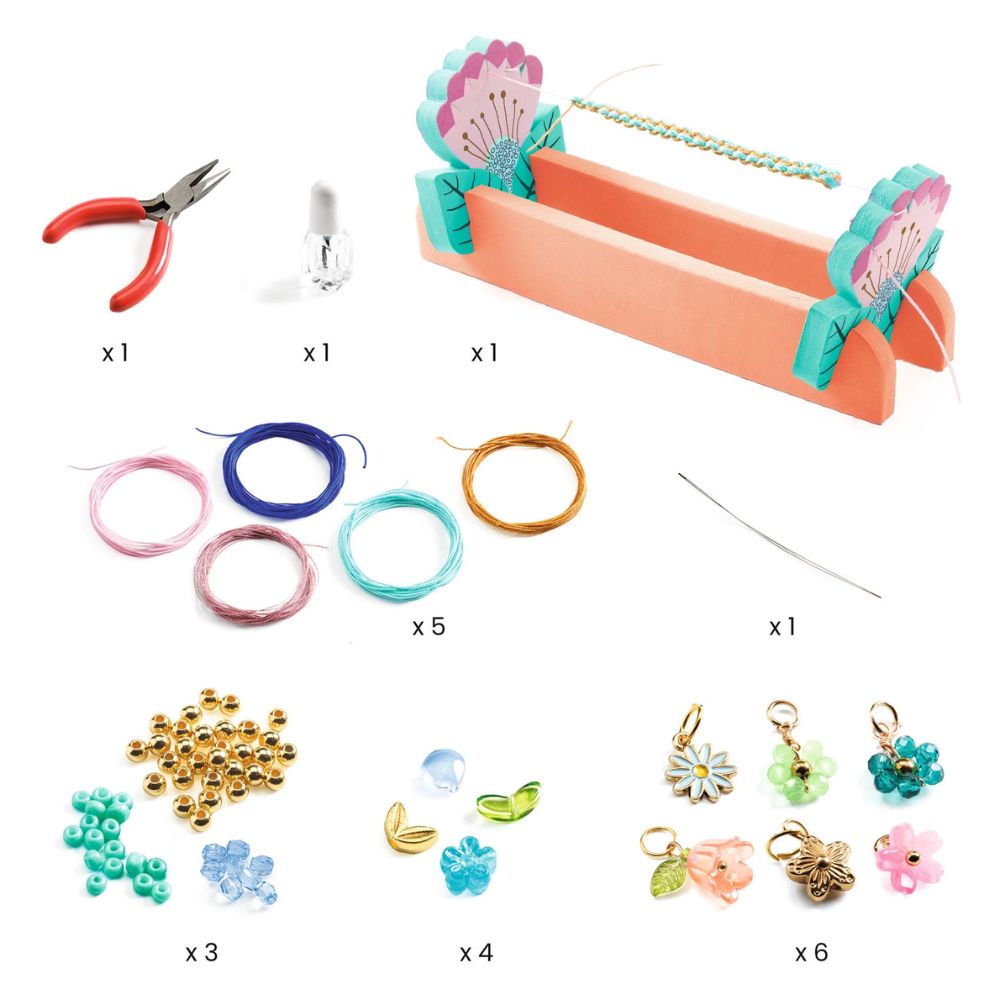 Djeco Macrame Bracelets to Make - Blue DJ00036
