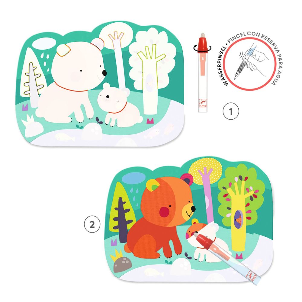 Djeco Magic Colouring - Hidden in the Woods DJ09064