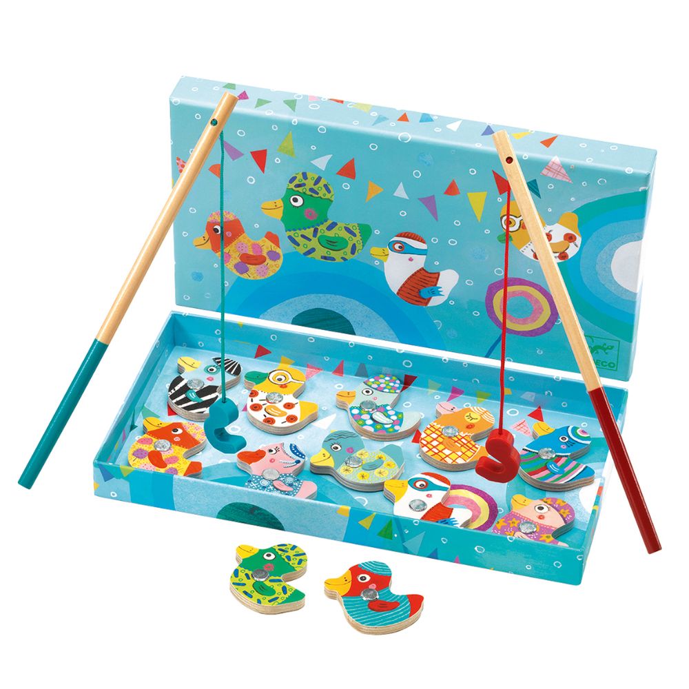 Djeco Magnetic Fishing Game - Fishing Duck 